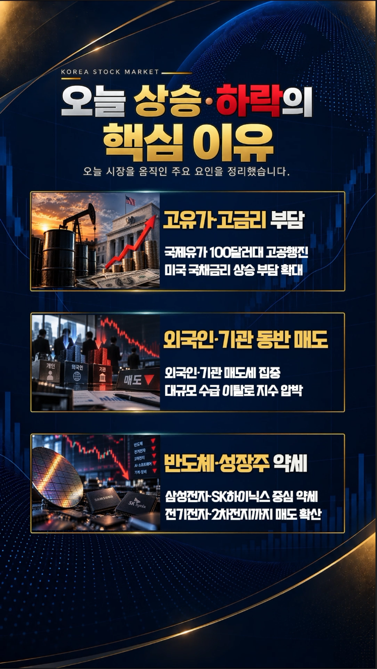 오늘 상승·하락의 핵심 이유